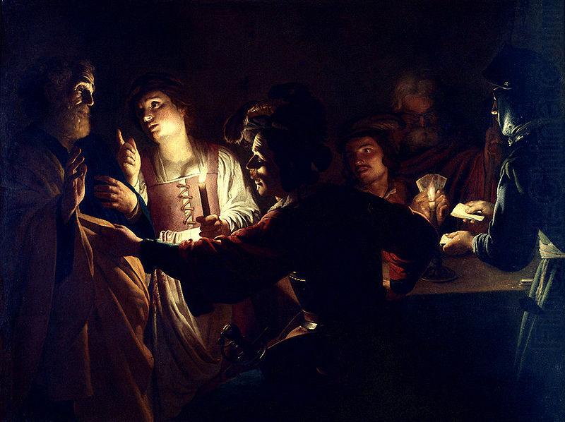 De Verloochening van Sint Petrus, Gerard van Honthorst